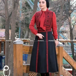 شومیز دامن سنتی توتان