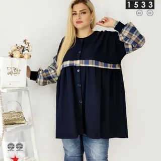 مانتو سایز بزرگ اسپرت