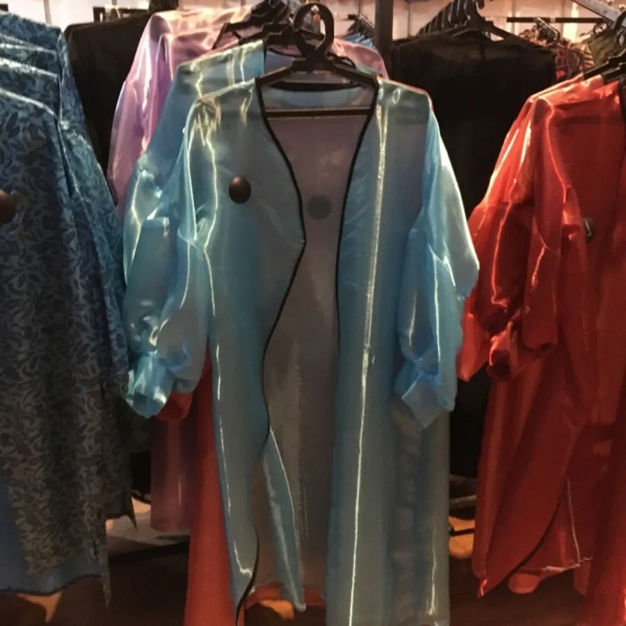 مانتو حریر شیشه ای