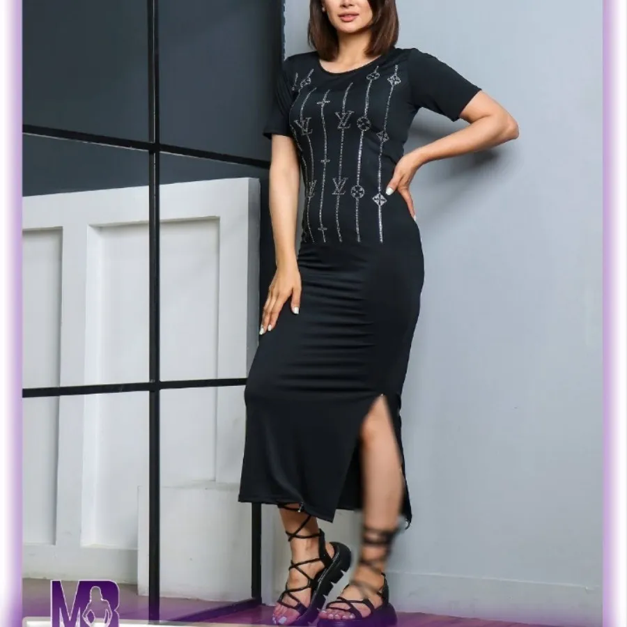 پیراهن نگین دار