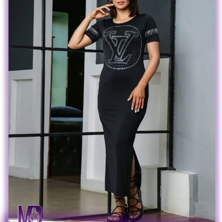 پیراهن نگین دار