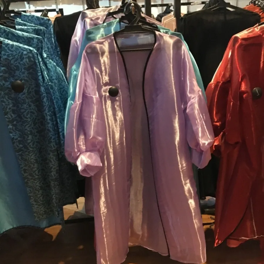 مانتو حریر شیشه ای