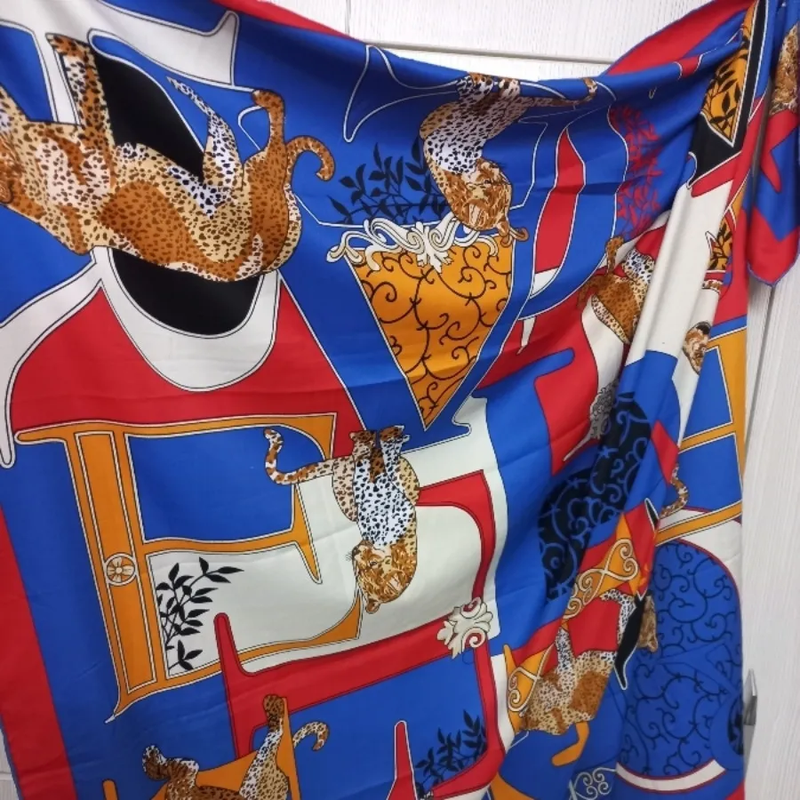 روسری ترک آبی