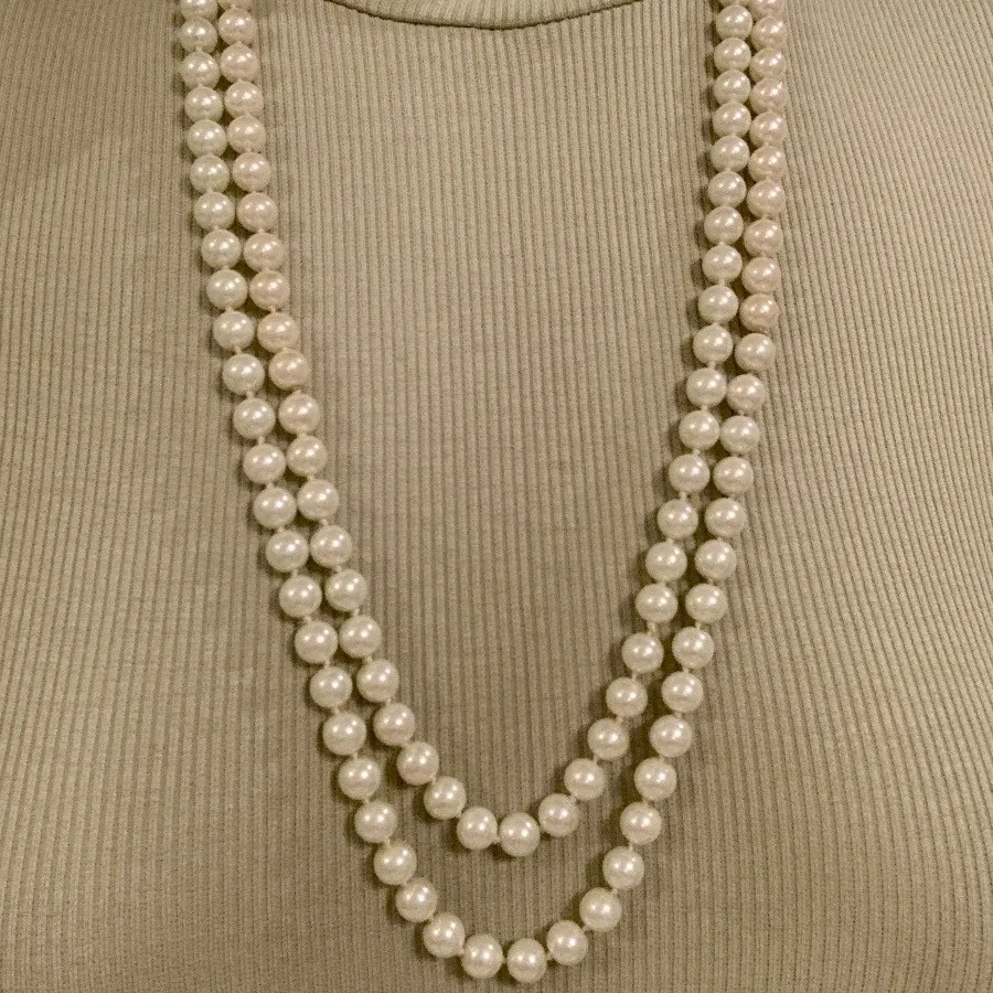 گردنبند مروارید بلند