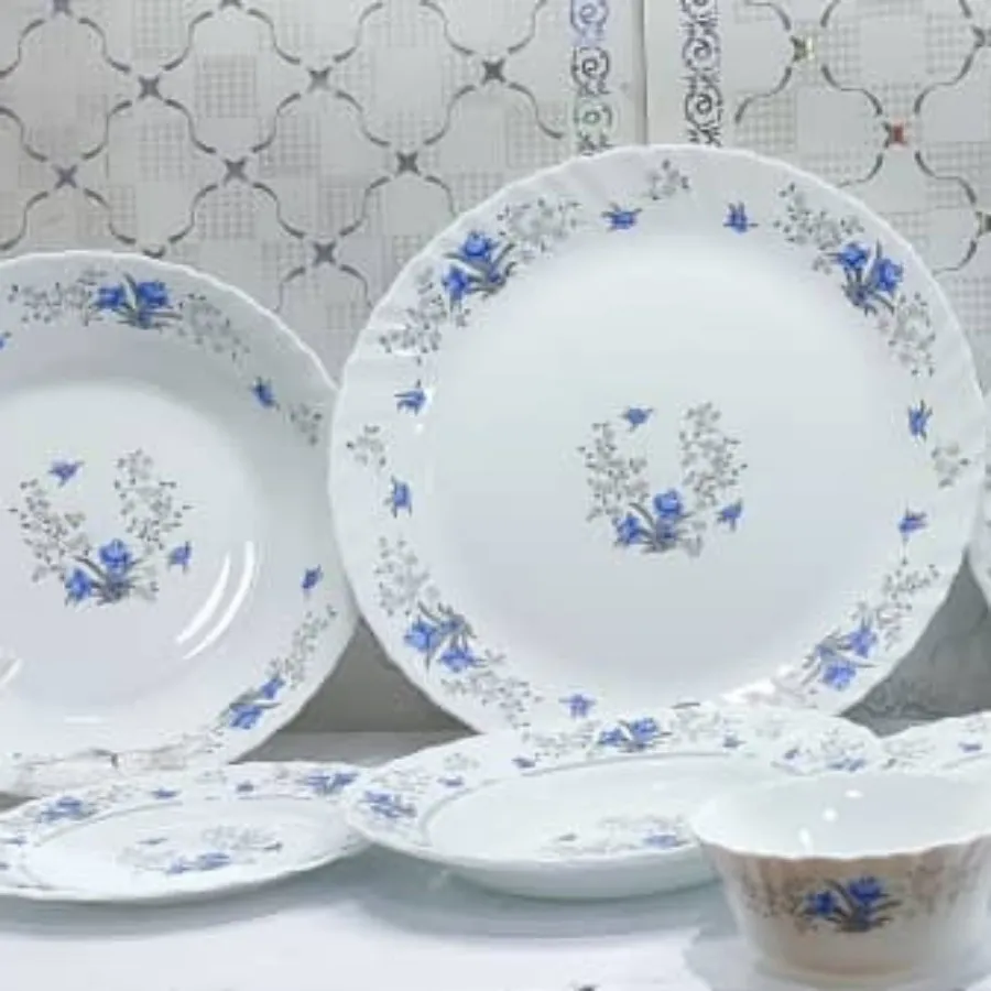 بشقاب فله گل آبی مدل 120