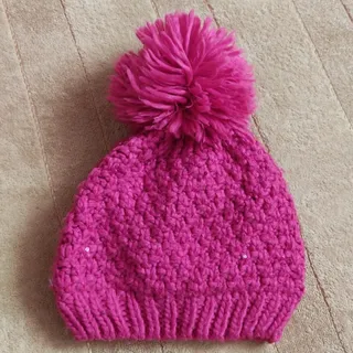 کلاه صورتی پولکدار