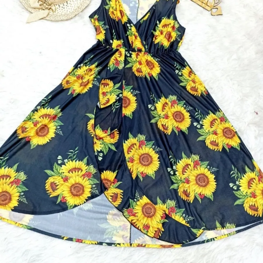 پیراهن ساحلی سایز بزرگ