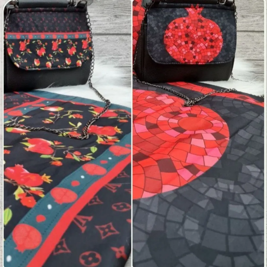 ست شال و کیف یلدایی