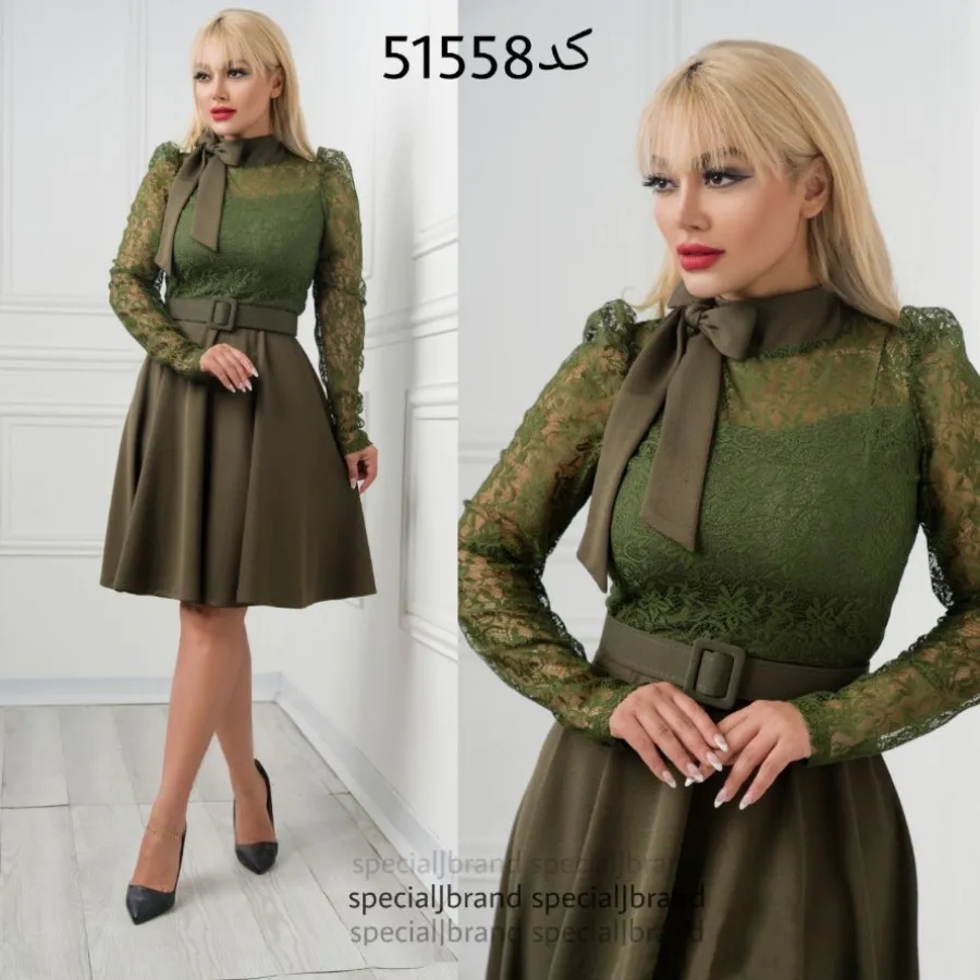 پیراهن مجلسی گل سرخ