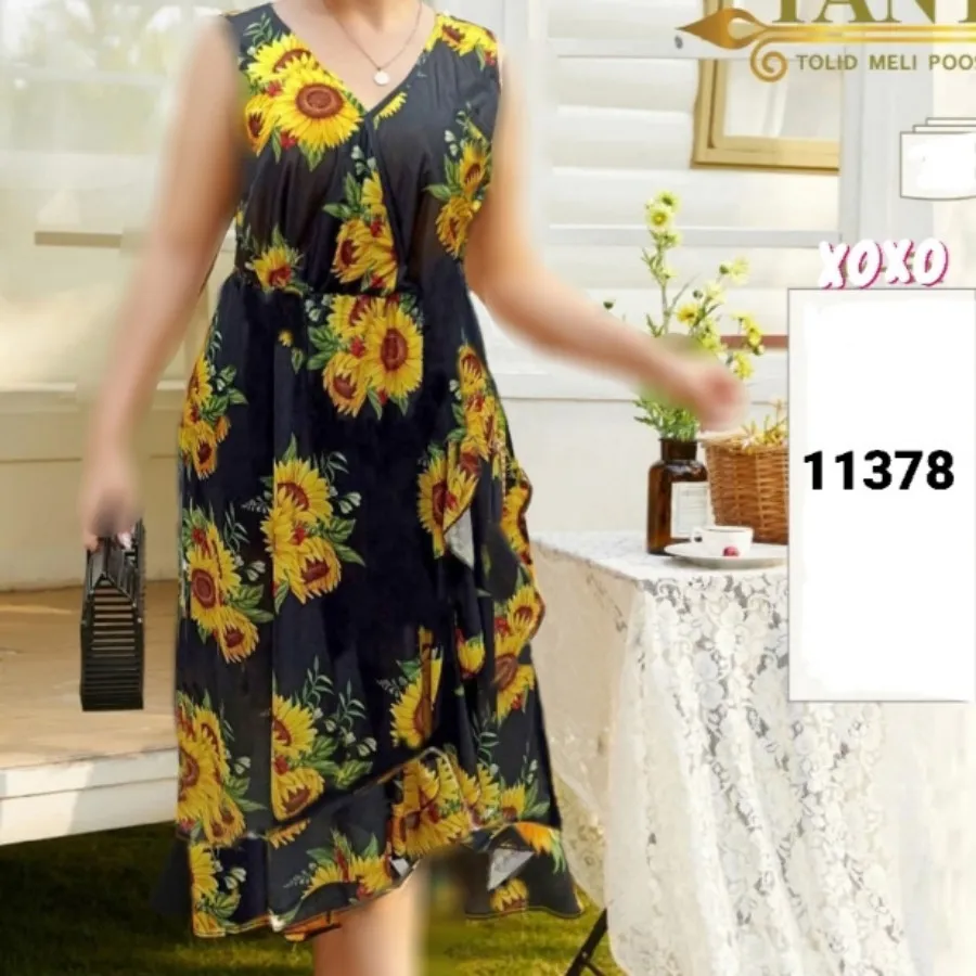 پیراهن ساحلی سایز بزرگ