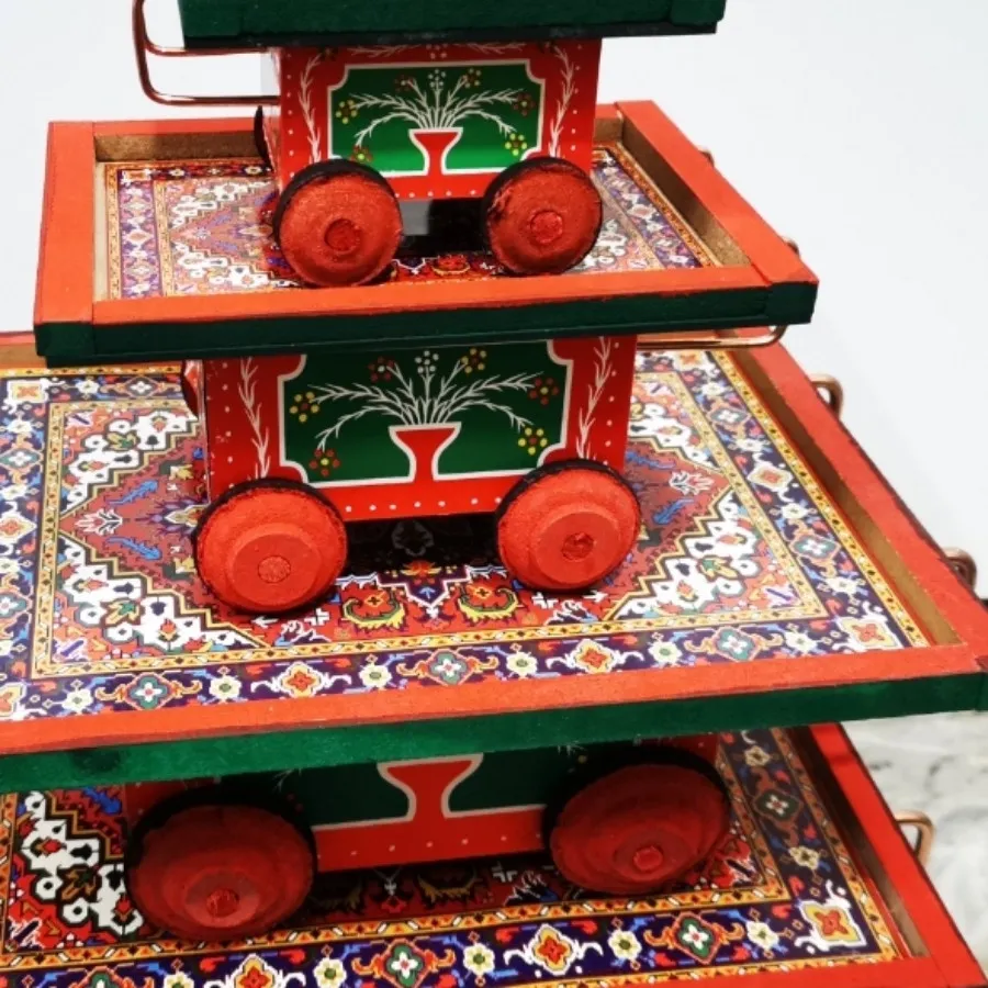 گاری های تمام چوبی تزیینی