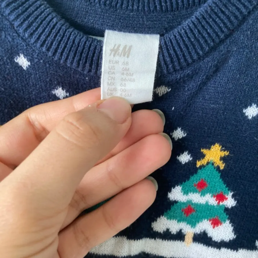 بافت H&m  کریسمسی