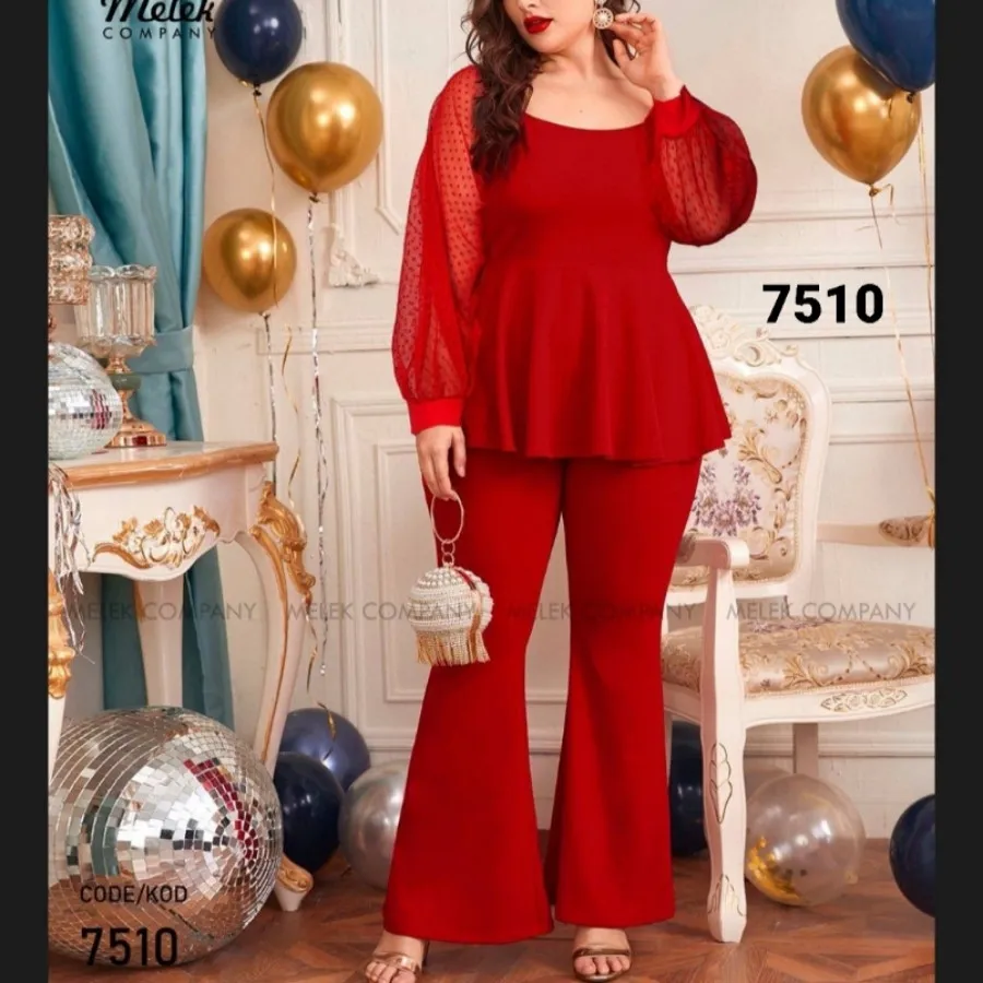 شومیز و شلوار سایز بزرگ