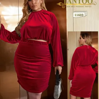 بلوز دامن مجلسی سایز بزرگ