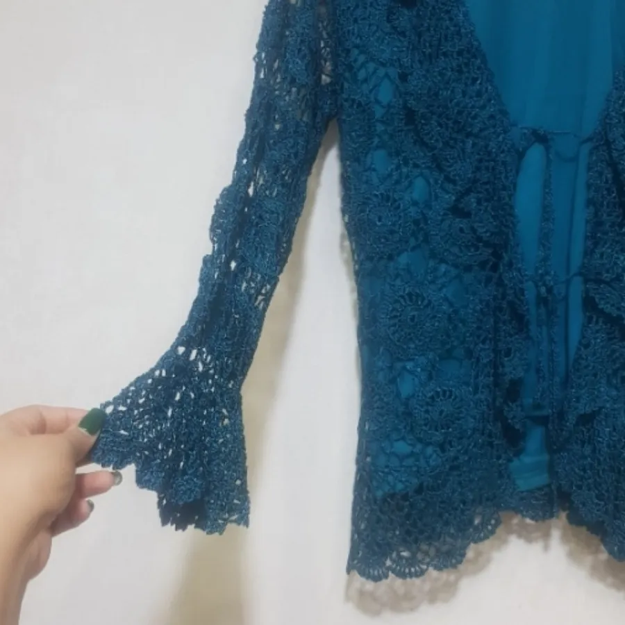 شومیز قلاب بافی