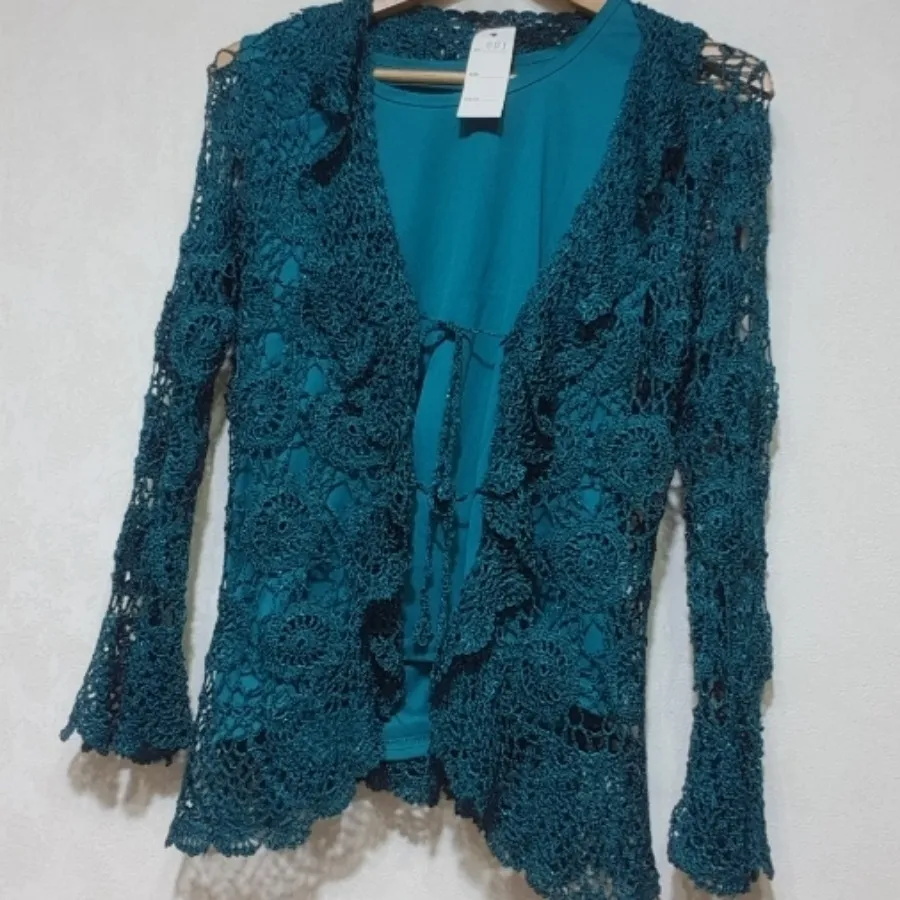 شومیز قلاب بافی