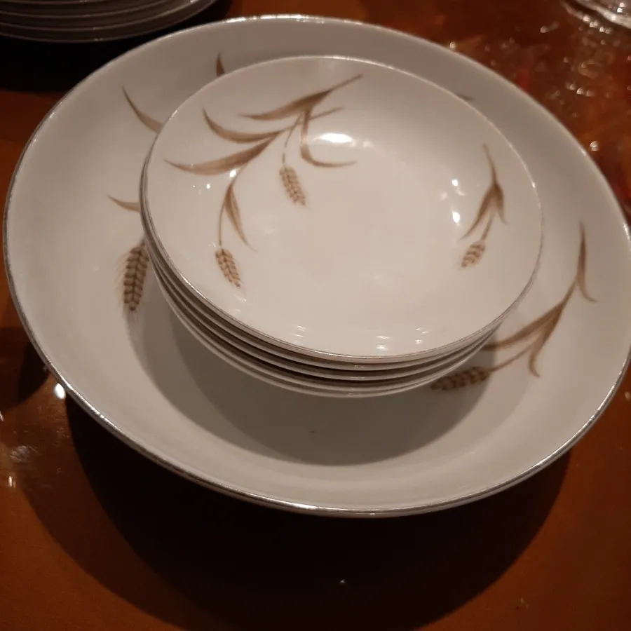 سرویس چینی گل گندمی