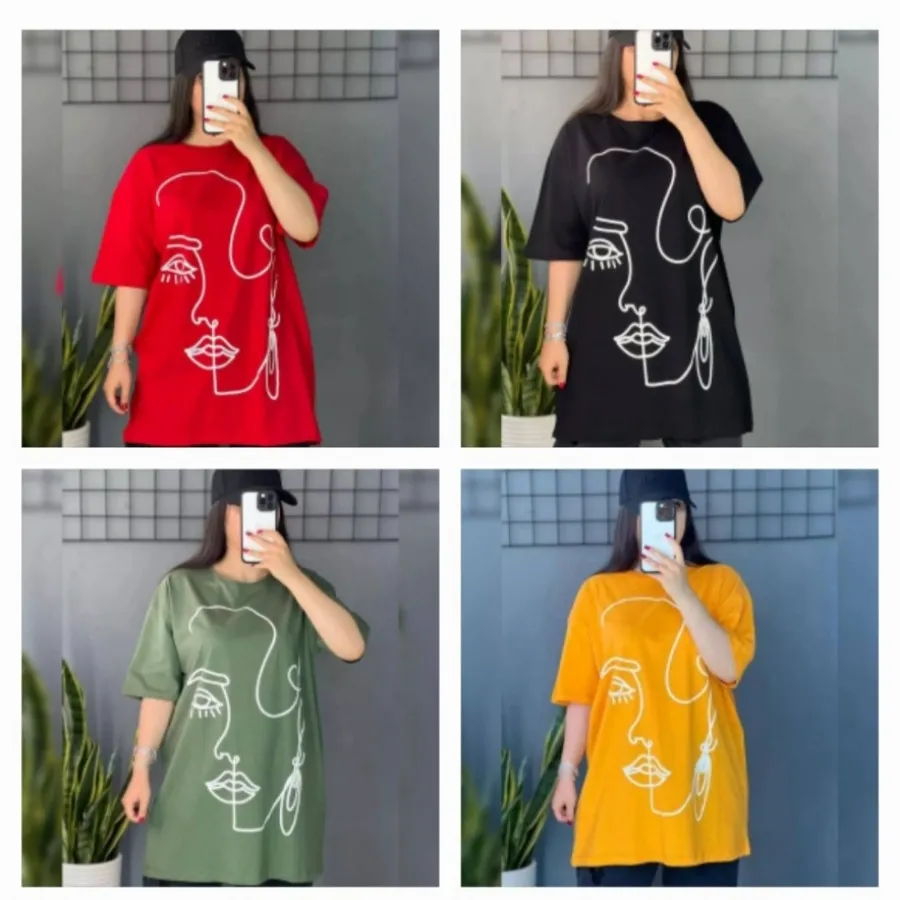 تیشرت لانگ رخ