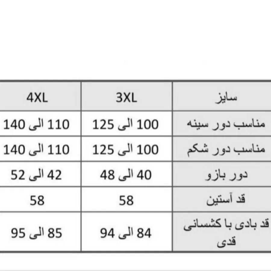 بادی سایز بزرگ