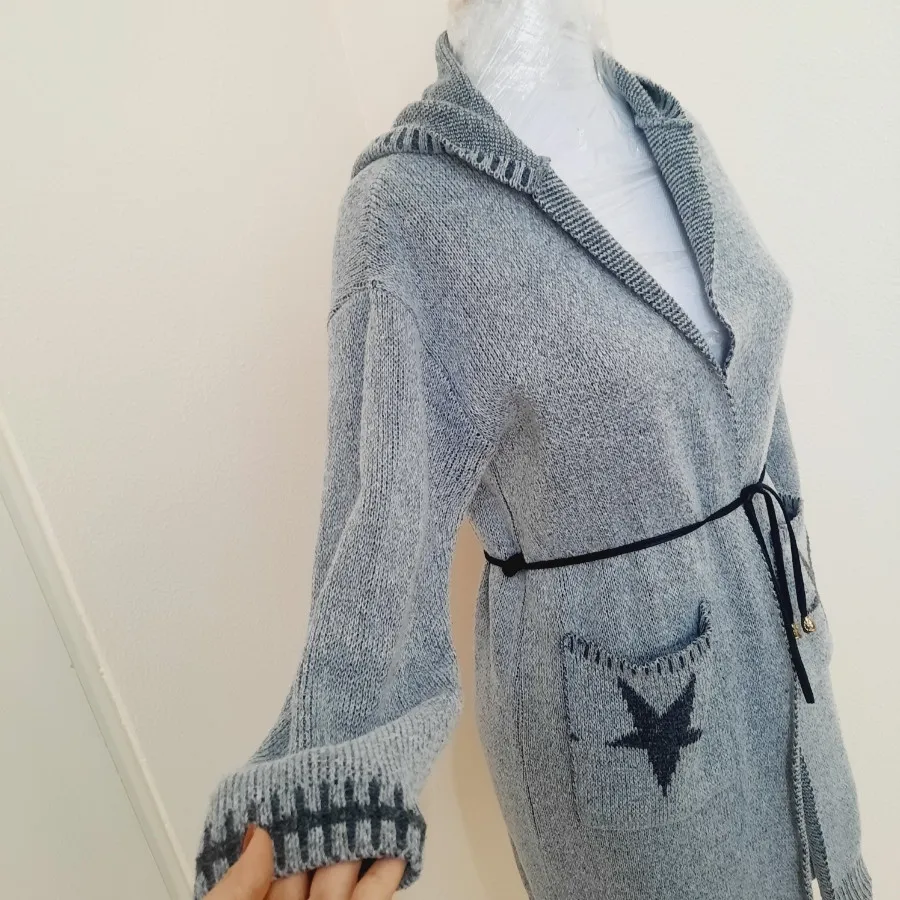 مانتو بافت کلاهدار