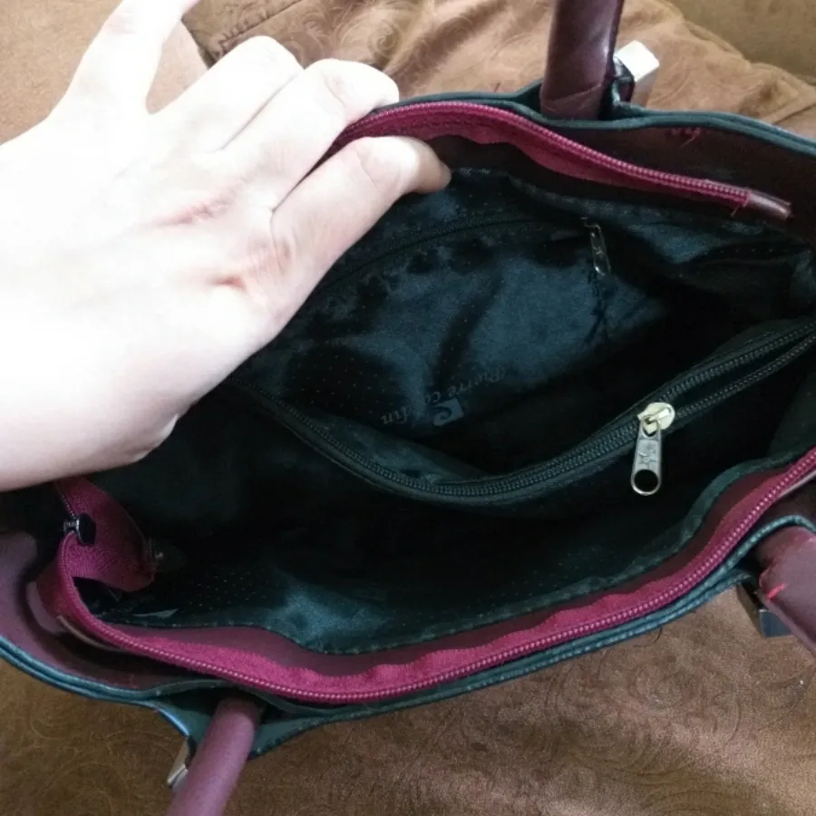 کیف چرم مصنوعی جگری رنگ