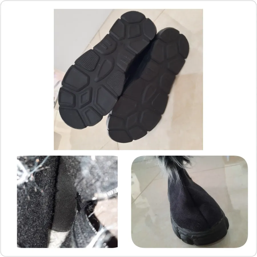 بوت خزدار کاملا نو