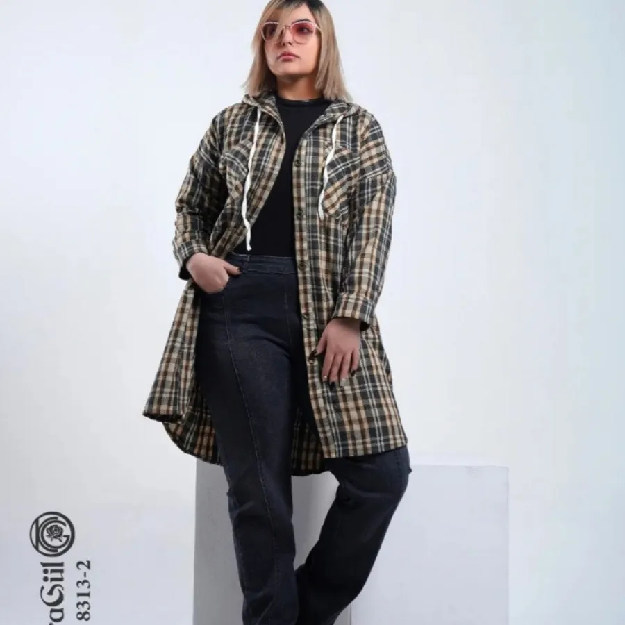 مانتو پشمی سایز بزرگ