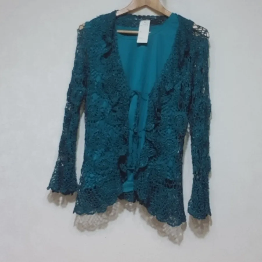 شومیز قلاب بافی