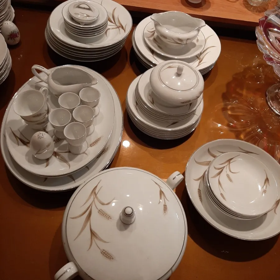 سرویس چینی گل گندمی