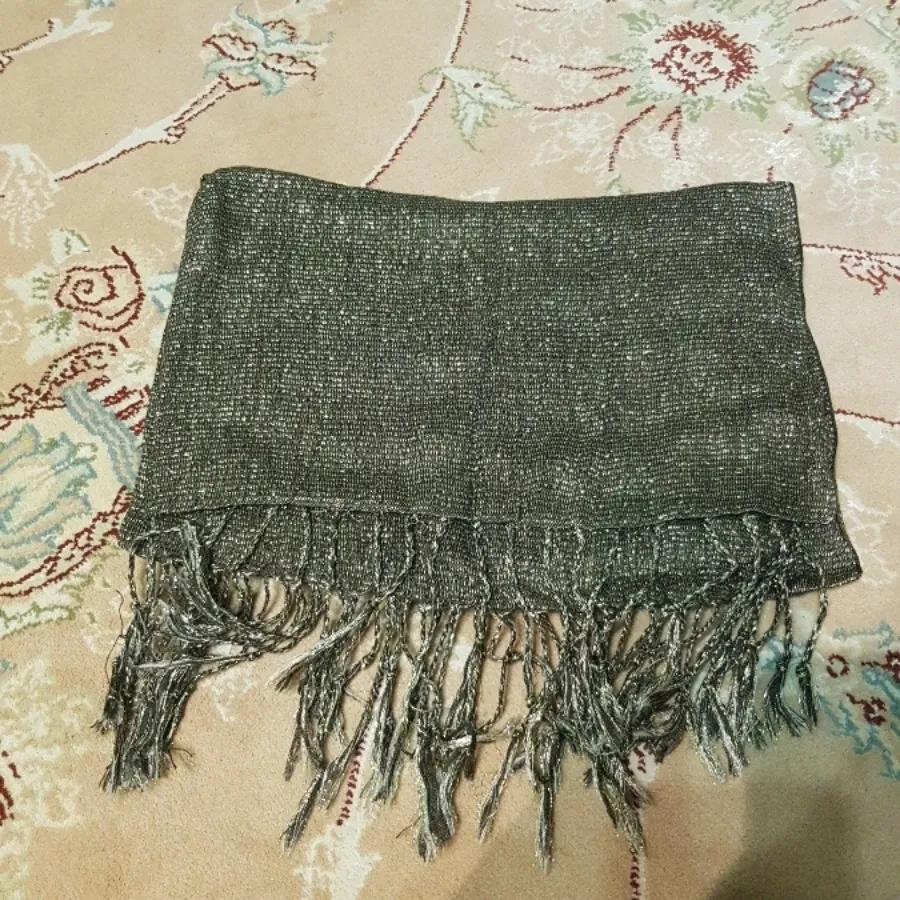 شال نخ لمه طلایی