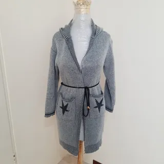 مانتو بافت کلاهدار