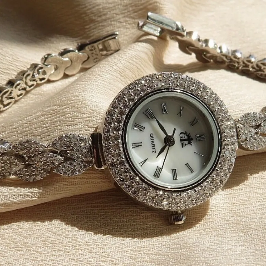 ساعت نقره مدل دنیز 925