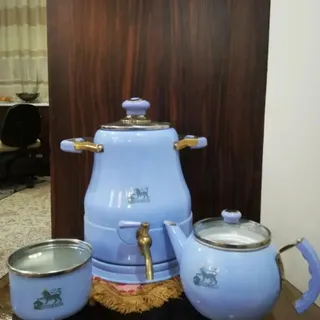 سماور قوری نو با جعبه