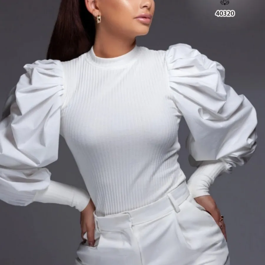 شومیز آستین پفی