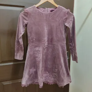 پیراهن مخمل دخترانه