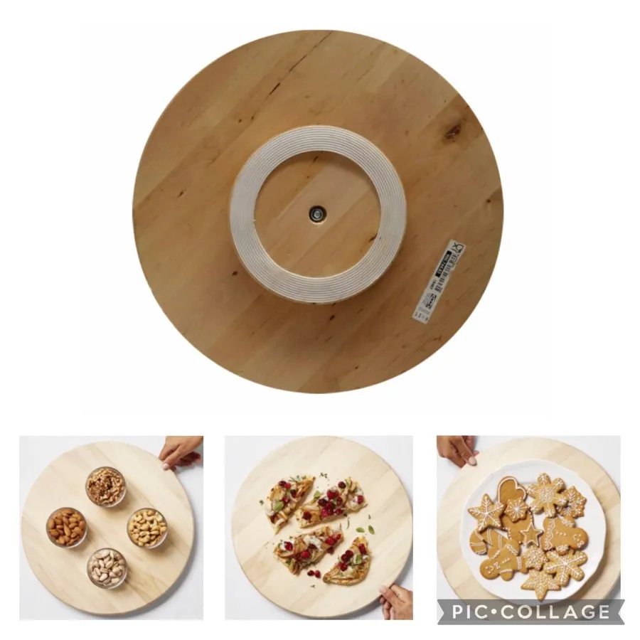 سینی گردان چوبی ایکیا