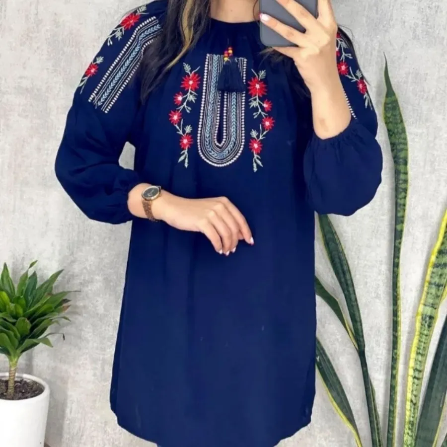 تونیک گلدوزی شمیم