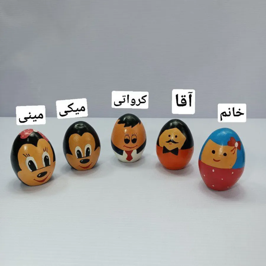 تخم مرغ سفالی رنگی