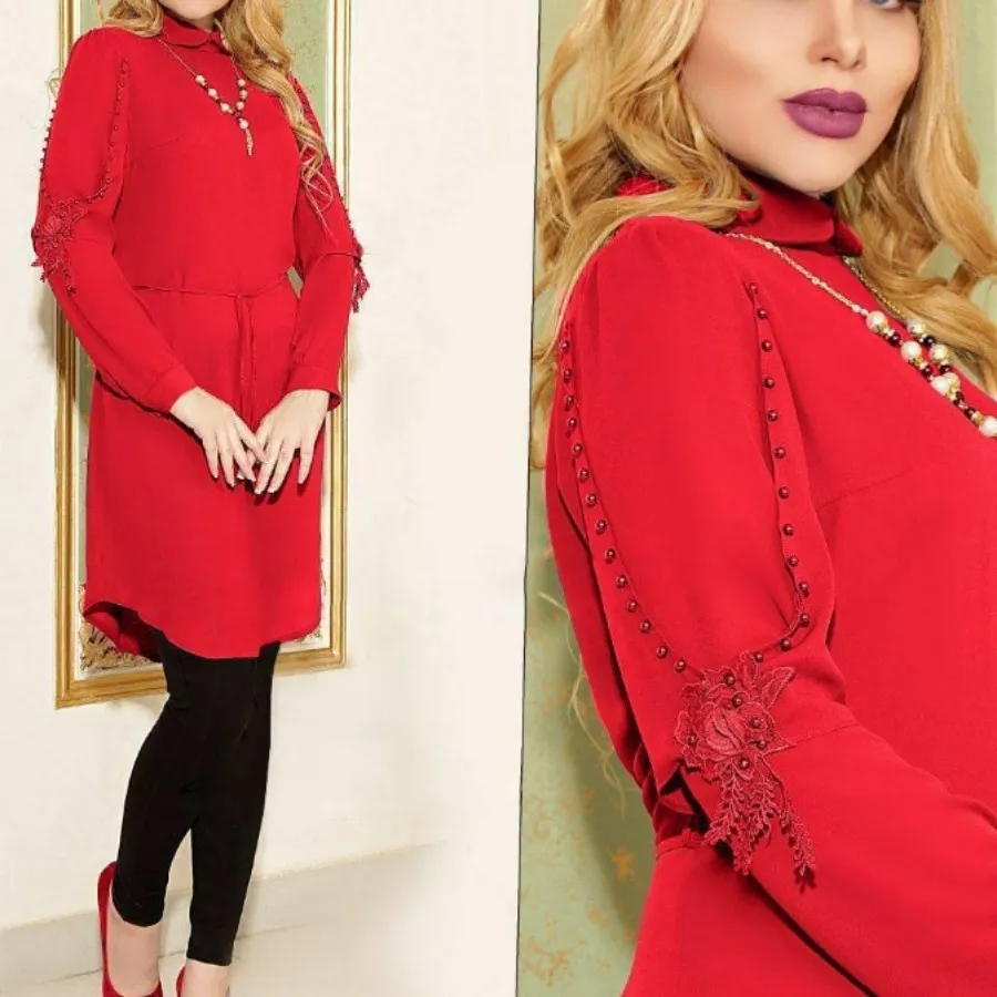 شومیز مجلسی سایزبزرگ تینا