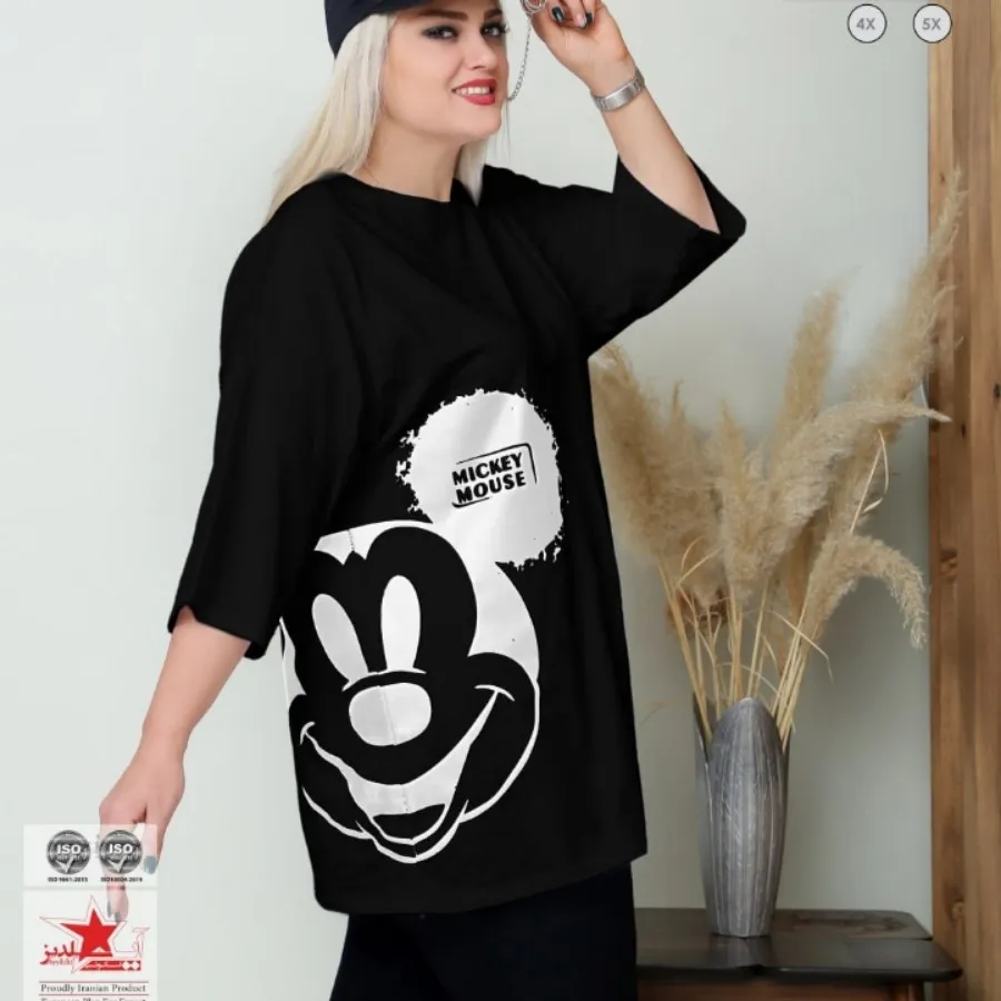 تیشرت لانگ سایز بزرگ