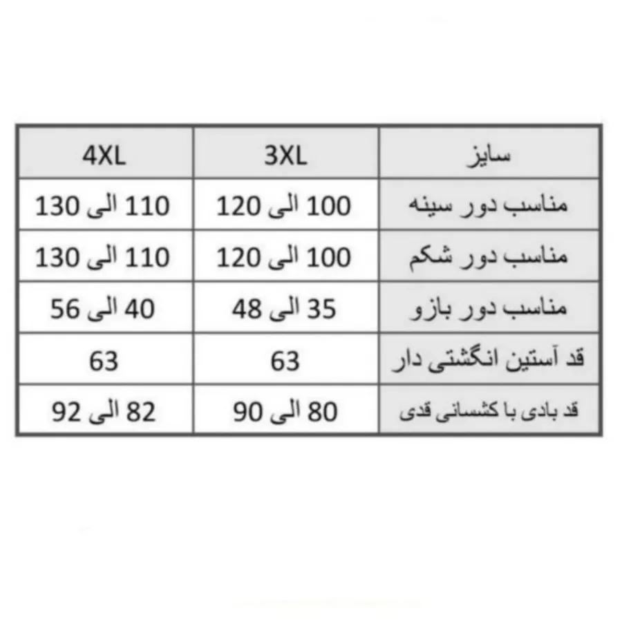 بادی سایز بزرگ