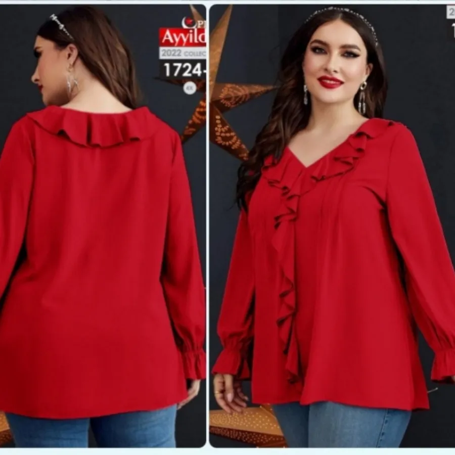 شومیز مجلسی سایز بزرگ