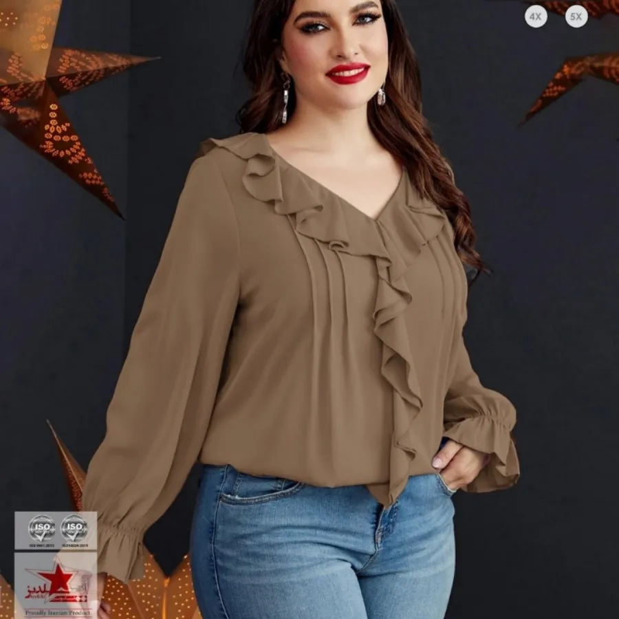 شومیز مجلسی سایز بزرگ