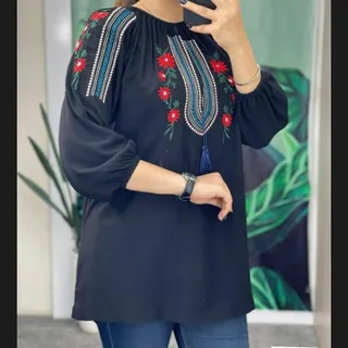 تونیک گلدوزی شمیم