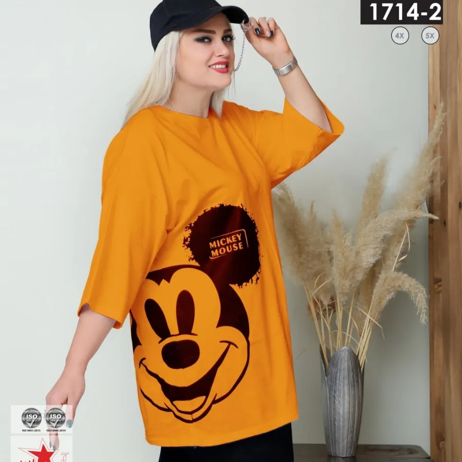 تیشرت لانگ سایز بزرگ