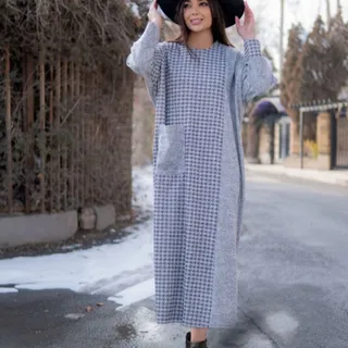 پیراهن مانتویی ملیکا