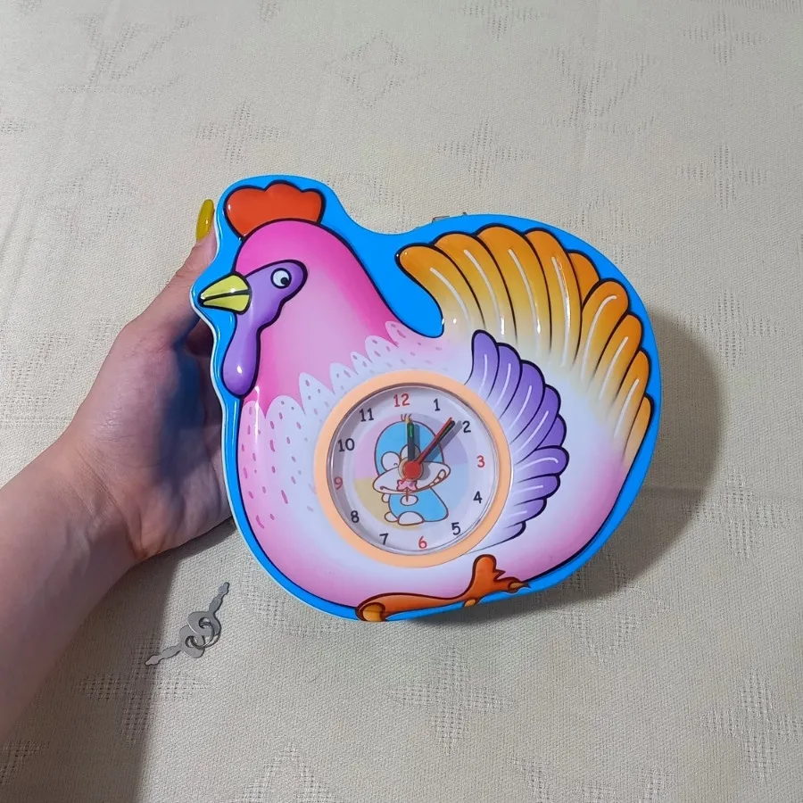 قلک فلزی ساعت دار