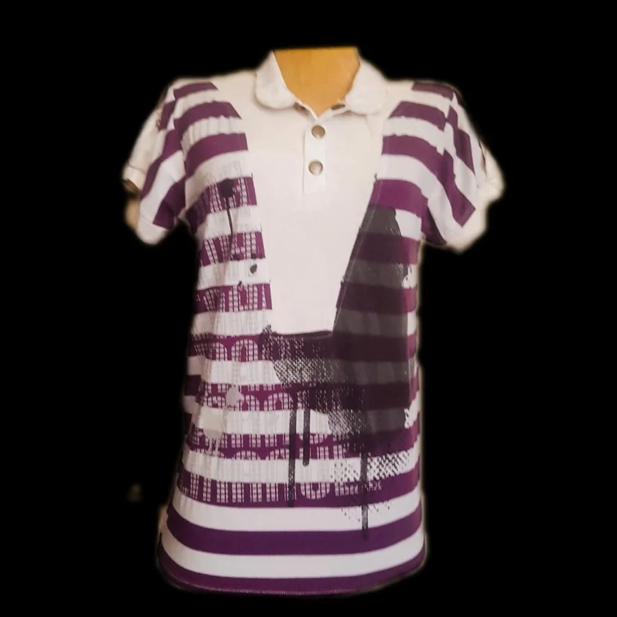 تیشرت یقه دار،نخی