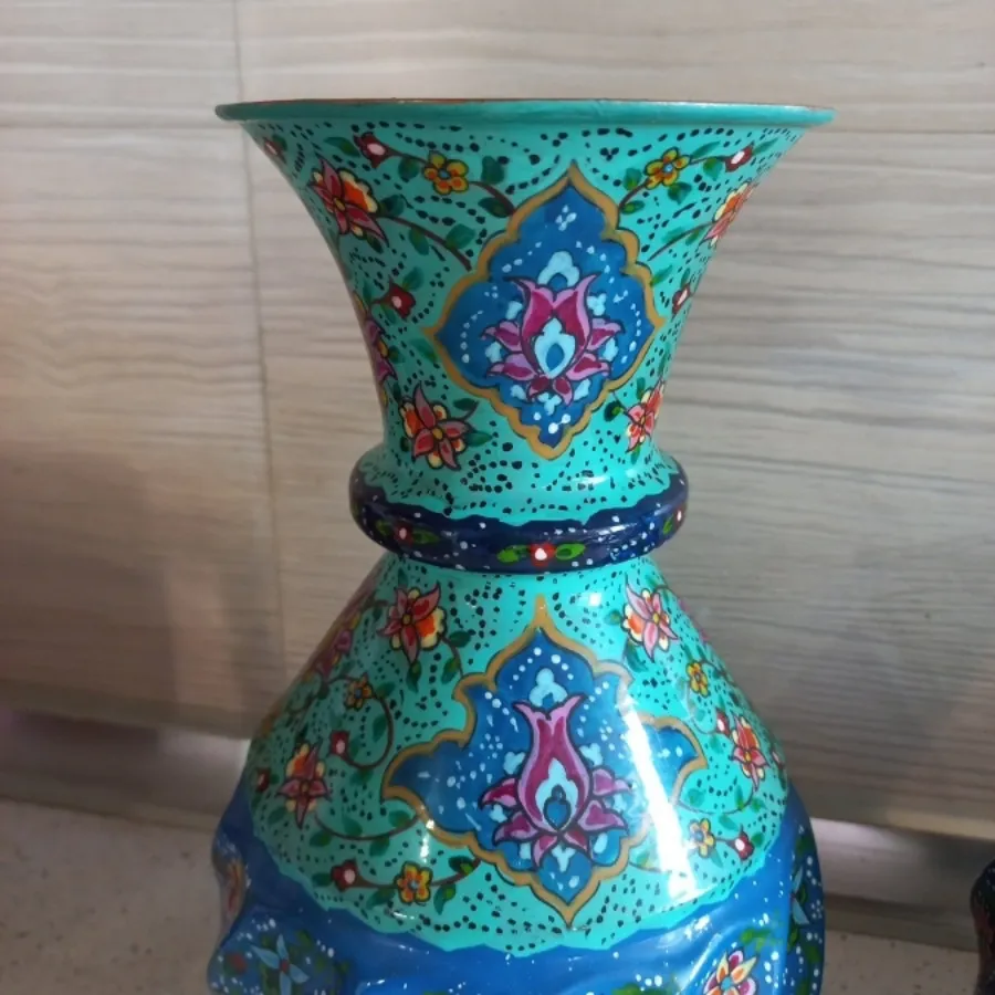 ست گلدان مسی