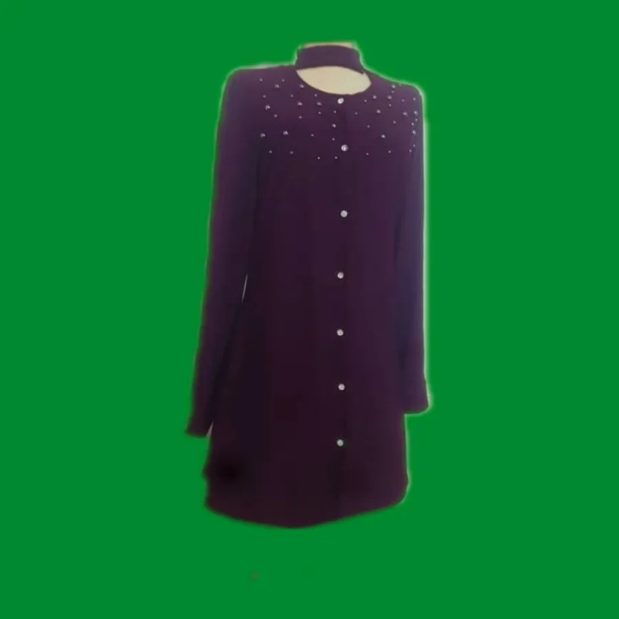 شومیز بادمجونی